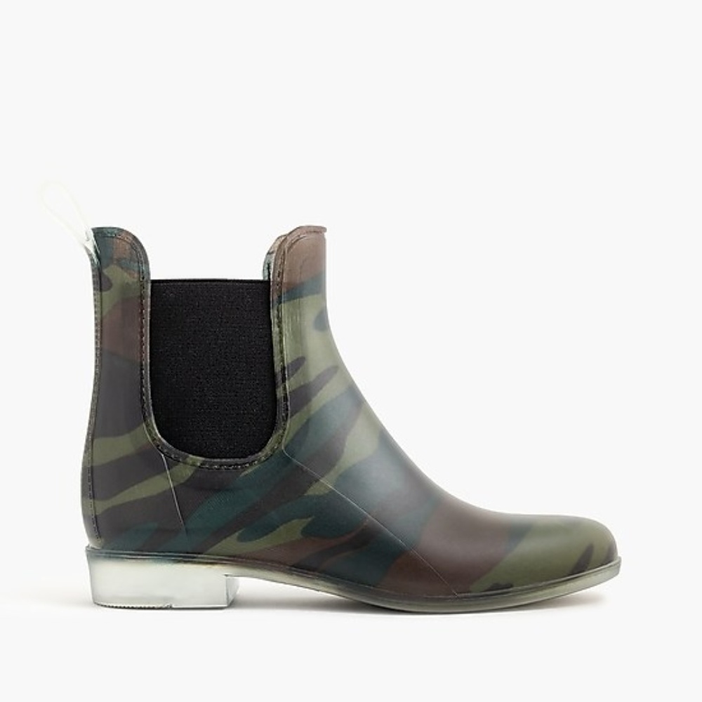 NWT J. Crew Women's Matte‎ Chelsea Rain Boots